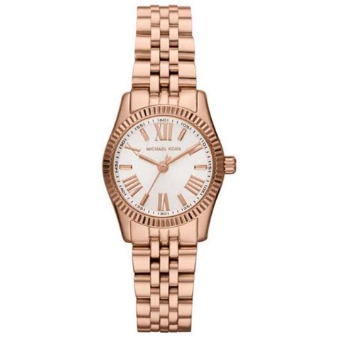 michael kors petite lexington watch rose gold